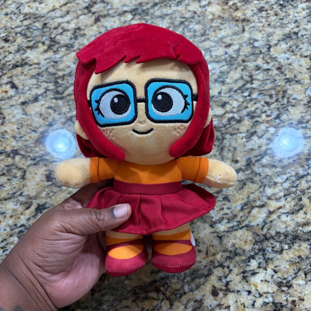 Jazwares Scooby-Doo Velma Dinkley Plush Stuffed Toy Warner Bros 9 Inch Orange